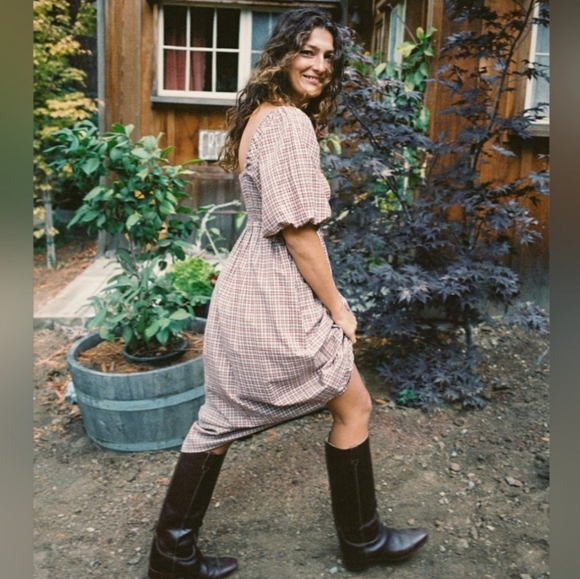 Christy Dawn Katrina in ruby plaid, small - Picture 5 of 11